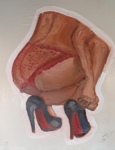 Corps Feminin Rouge (Chausure)